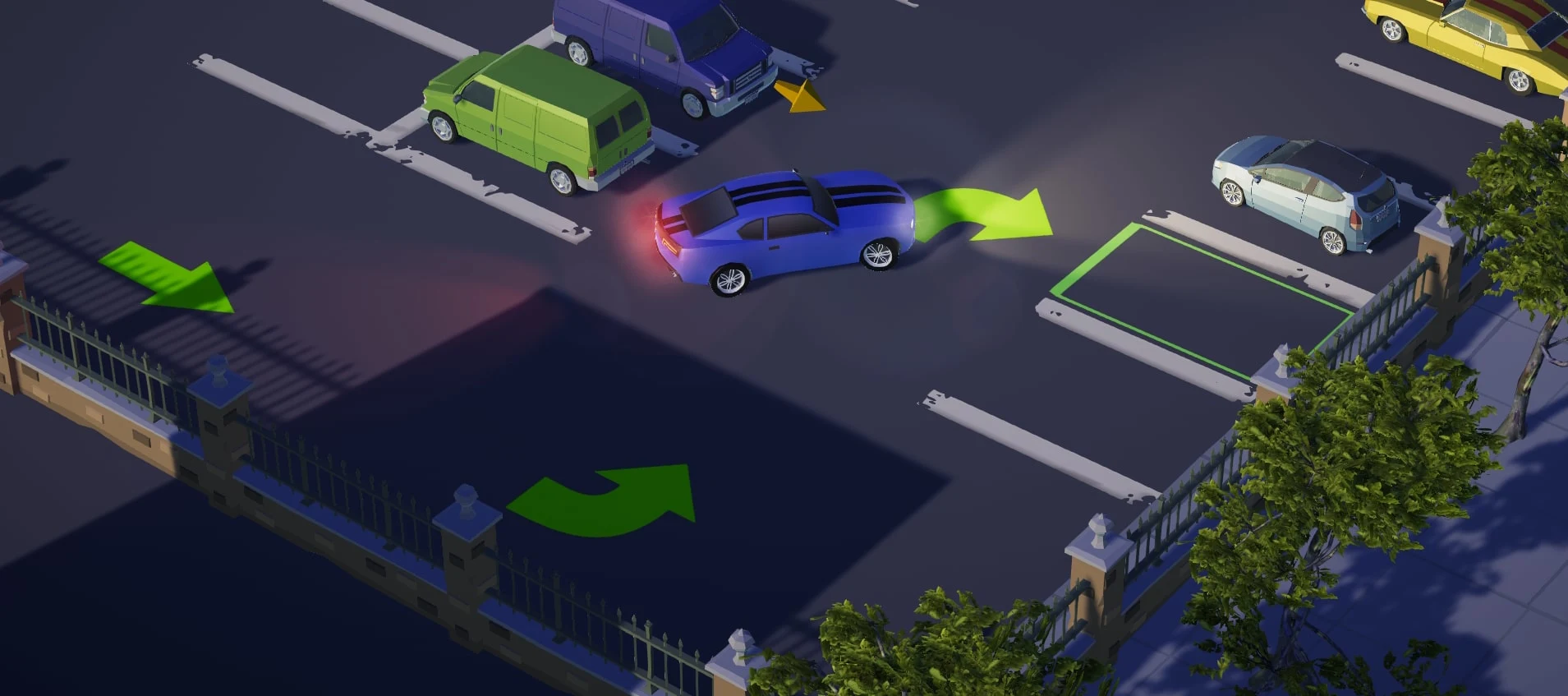 Parker 3D parking gameplay